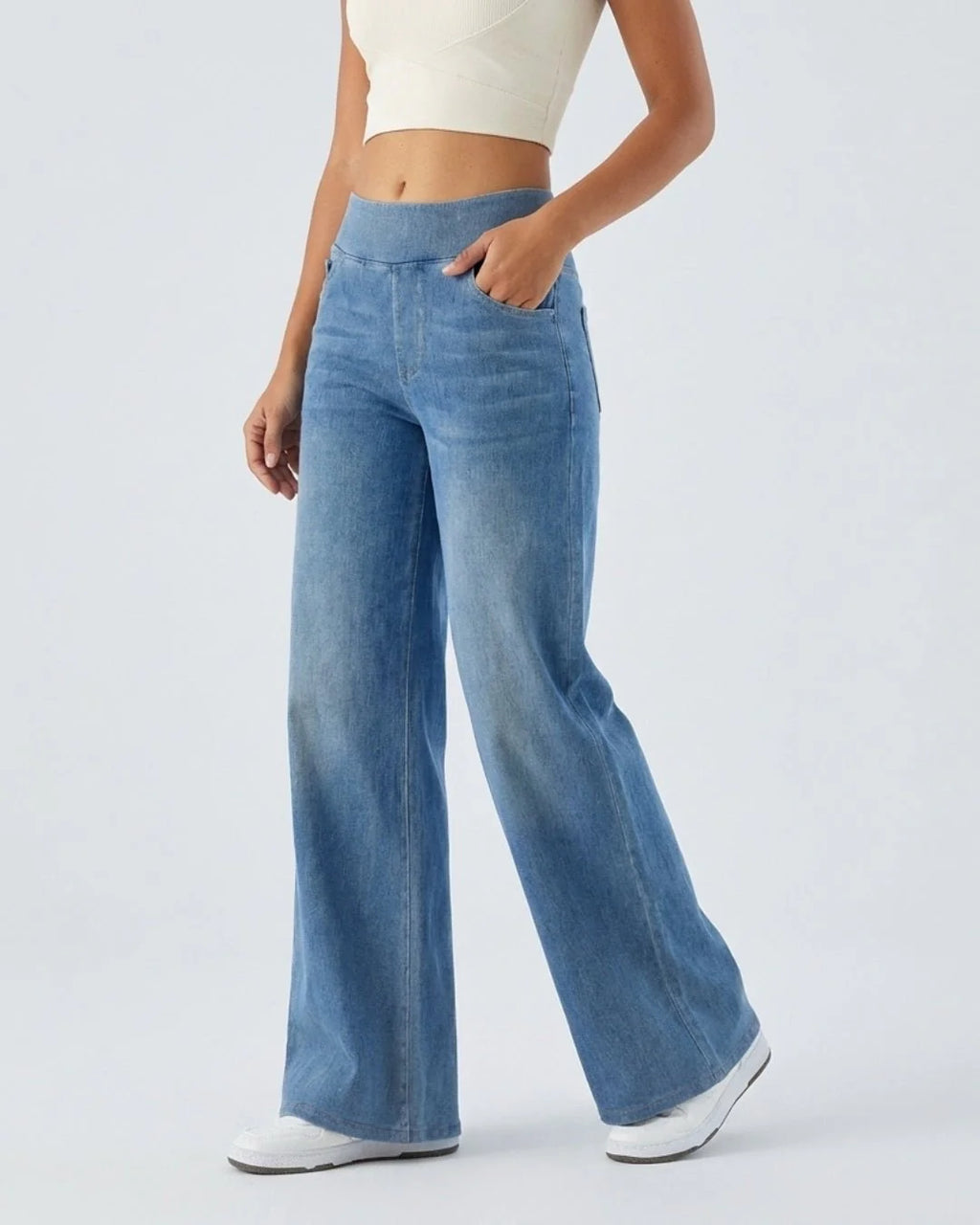 Jeans negros de ajuste cómodo