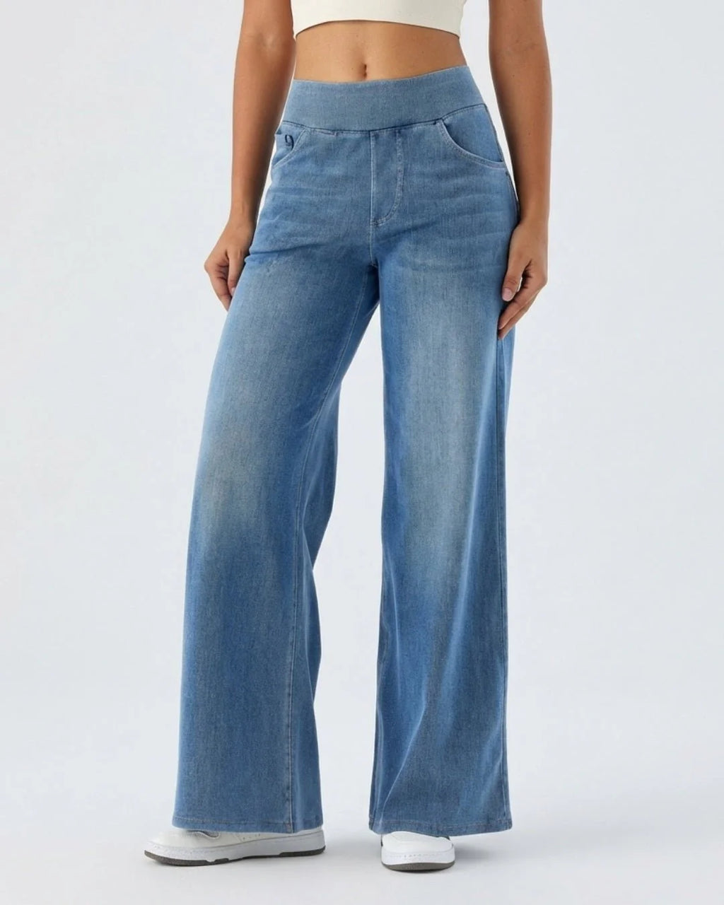 Jeans negros de ajuste cómodo