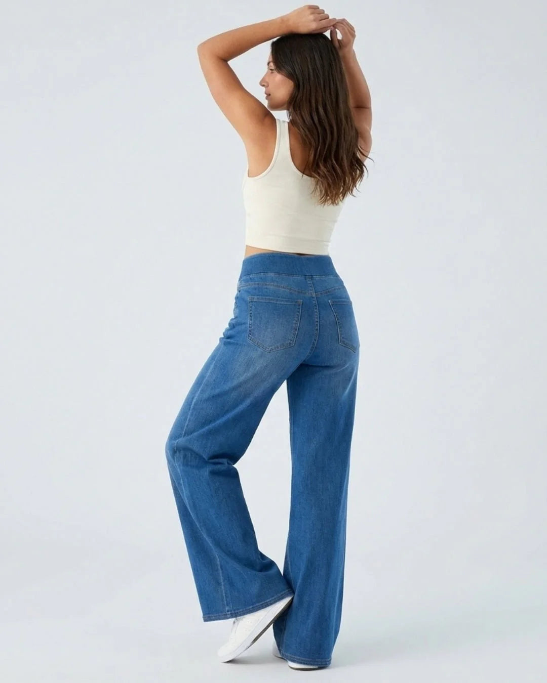 Jeans negros de ajuste cómodo