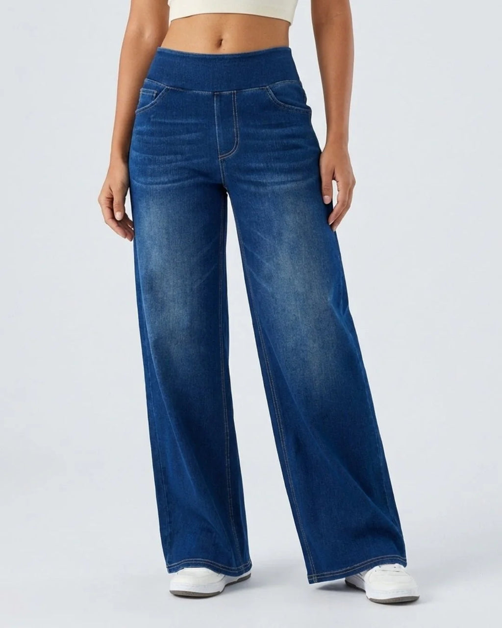Jeans negros de ajuste cómodo