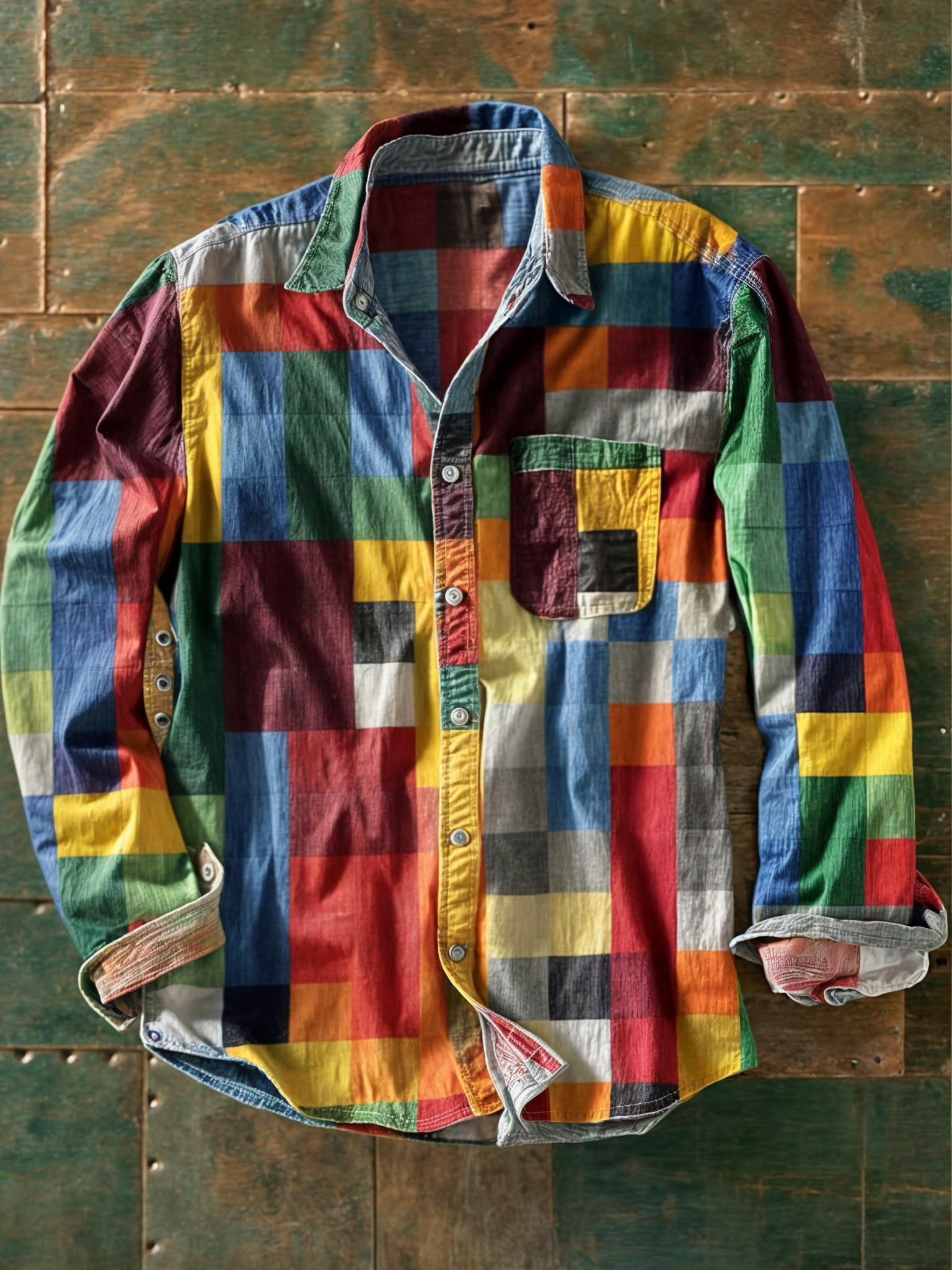 Dario Nuevo Mexico™ | CAMISA MOSAICO DE FIRMA