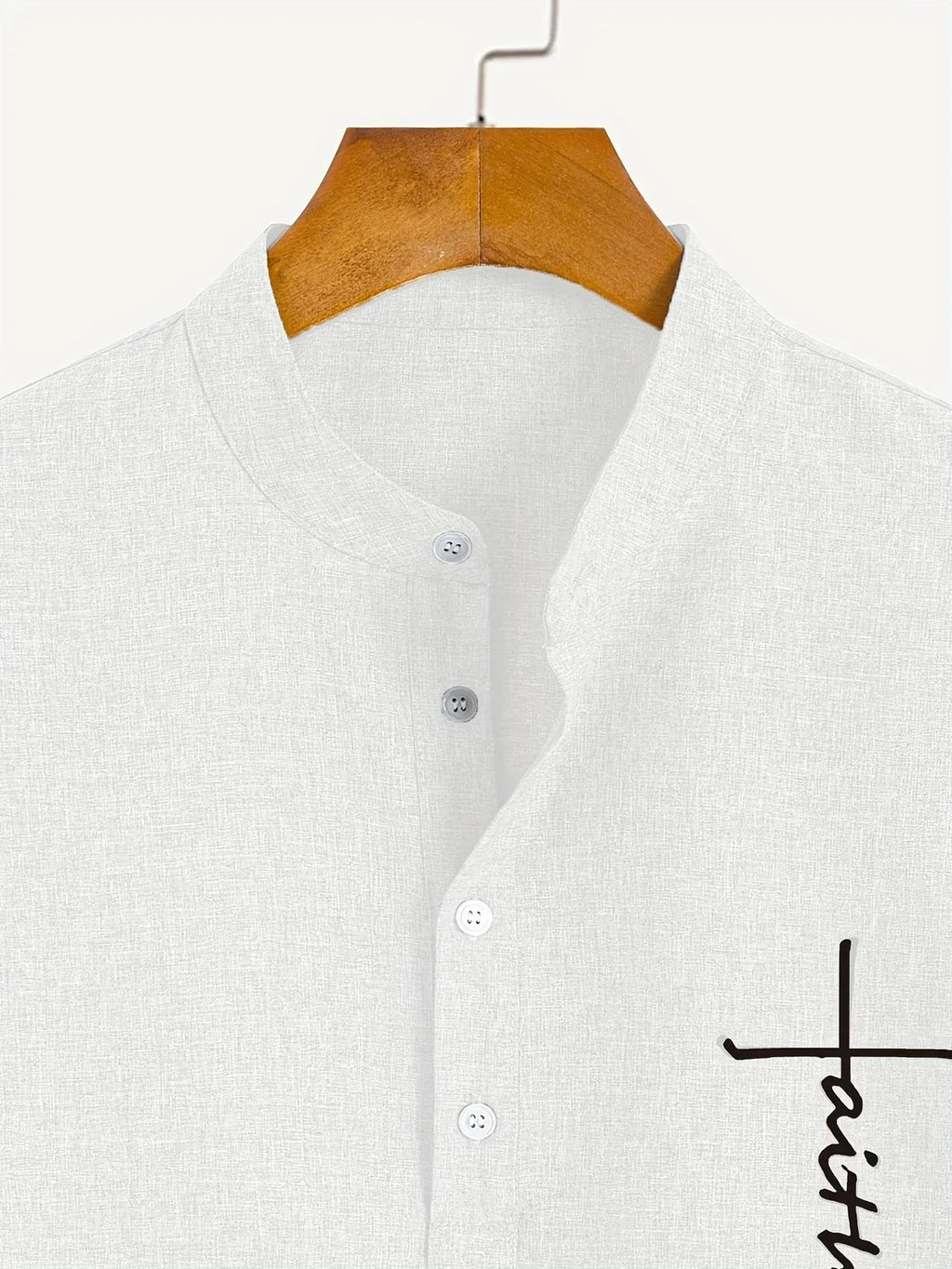 Alejandro™ | Camisa elegante de manga corta con cuello alto