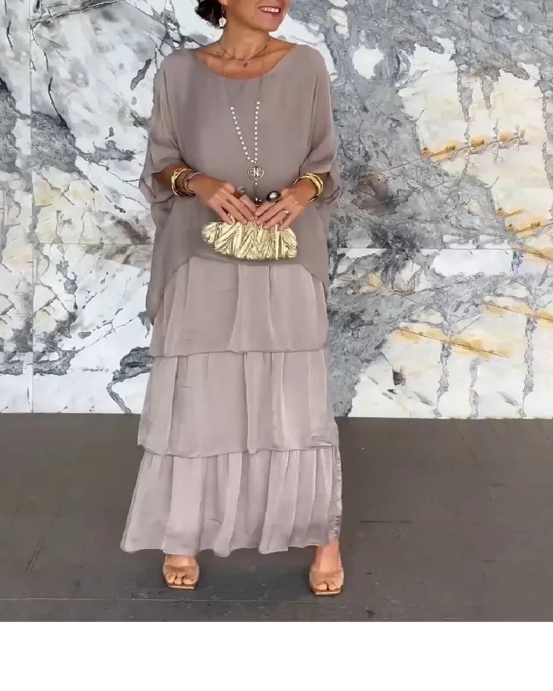 Vestido suelto de estilo artístico