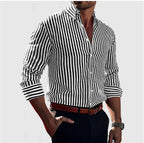 Elegante camisa de rayas