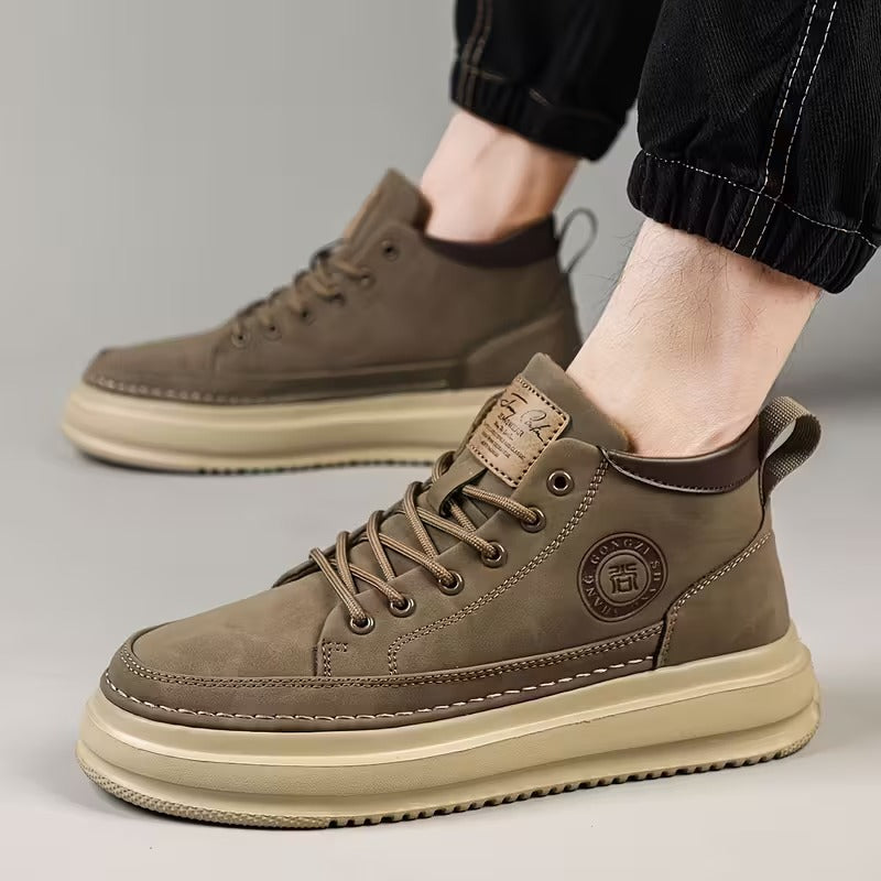 Elio – Zapatos ortopédicos de cuero para hombre