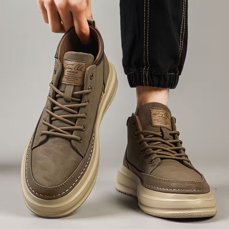 Elio – Zapatos ortopédicos de cuero para hombre