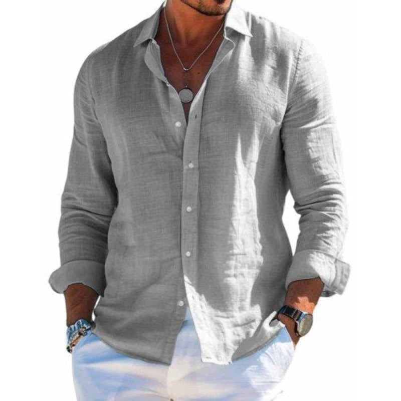 Guayabera Moderna de Lino y Algodón