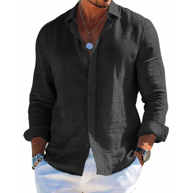 Guayabera Moderna de Lino y Algodón