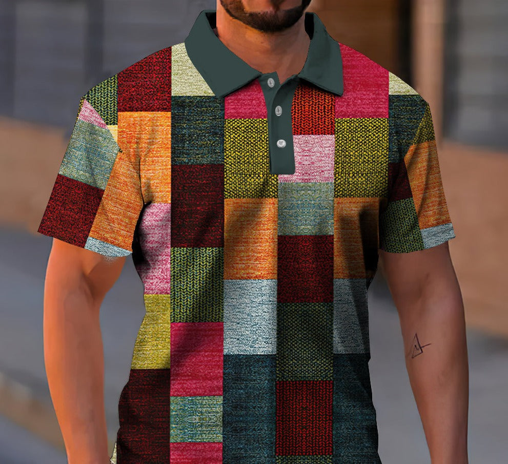 Polo estampado para hombre