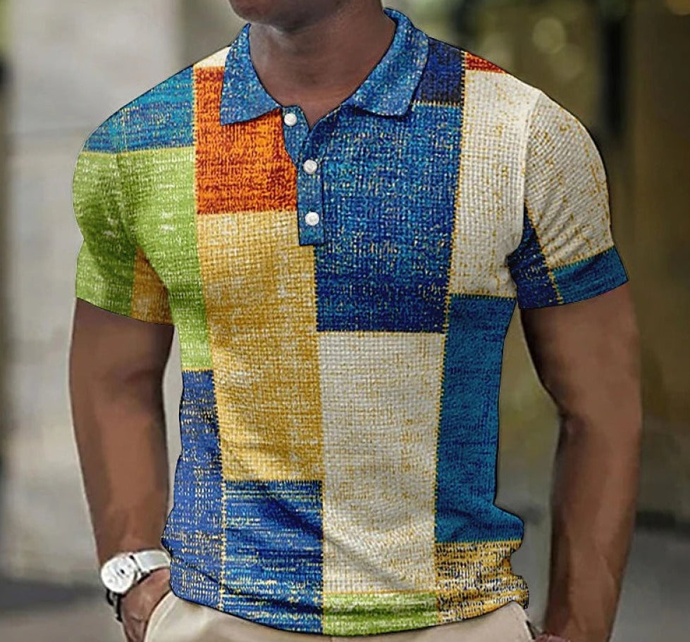Polo estampado para hombre