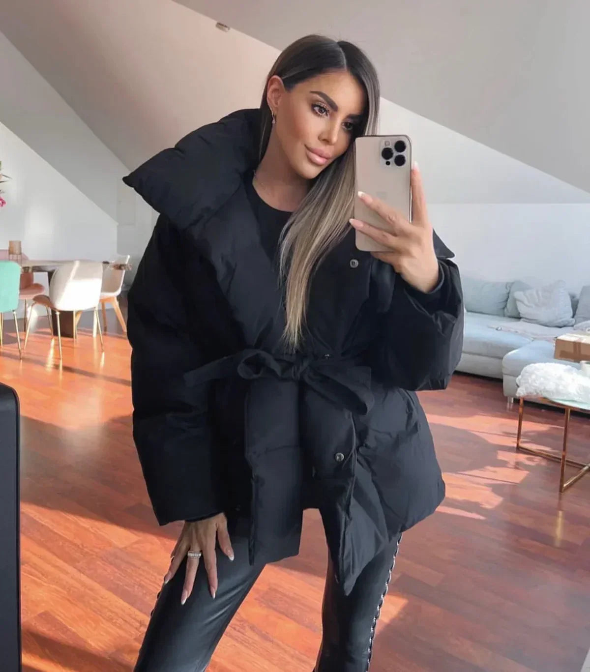 Illyria: elegante chaqueta acolchada