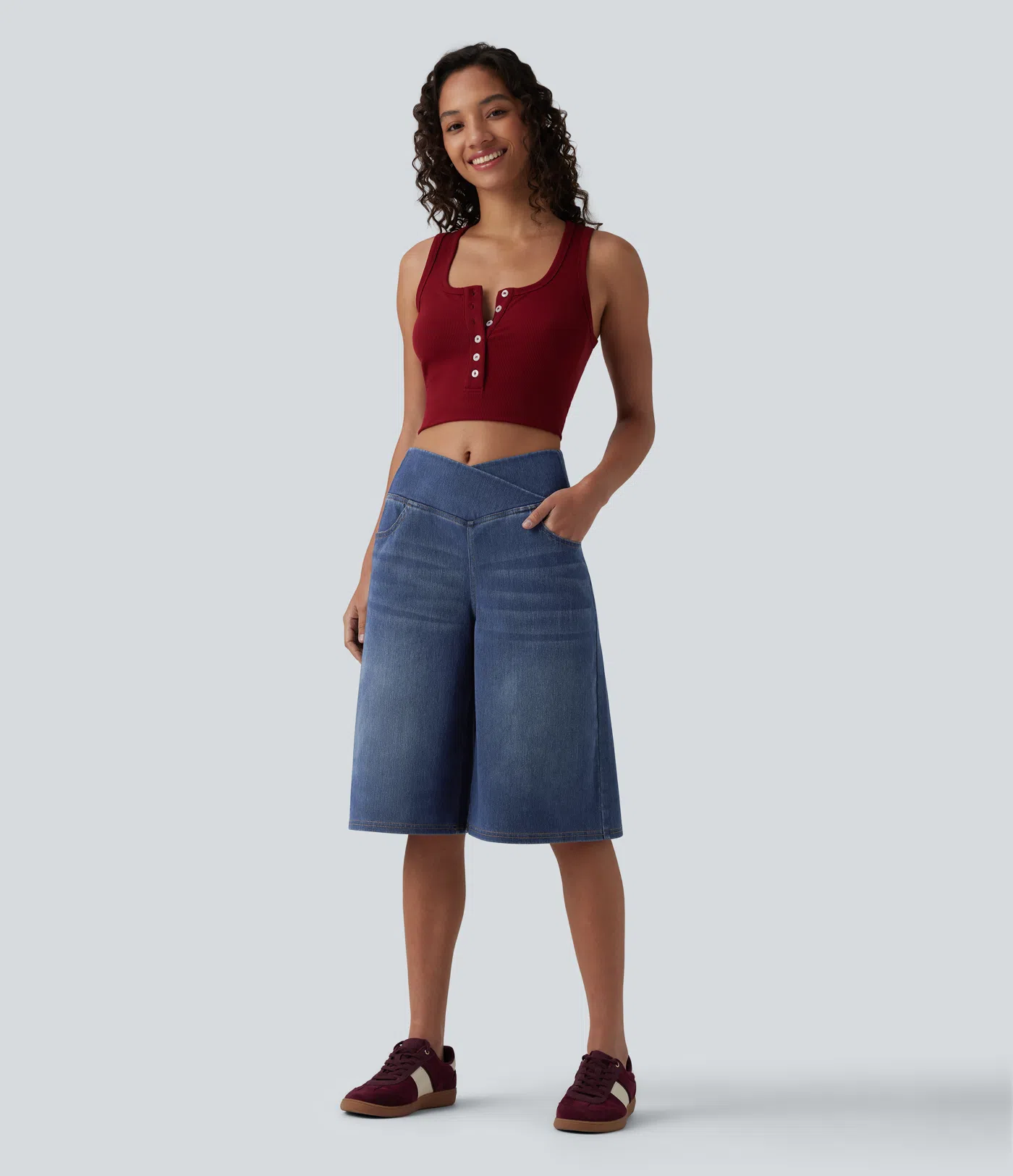Bermudas cortas holgadas