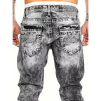 Jeans stretch para hombre, minimalistas, frescos y con estilo emo.