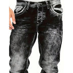 Jeans stretch para hombre, minimalistas, frescos y con estilo emo.