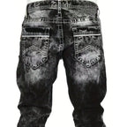 Jeans stretch para hombre, minimalistas, frescos y con estilo emo.