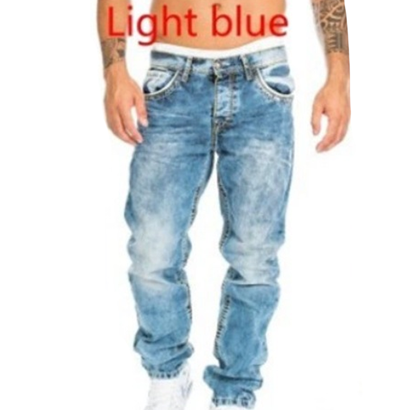Jeans stretch para hombre, minimalistas, frescos y con estilo emo.
