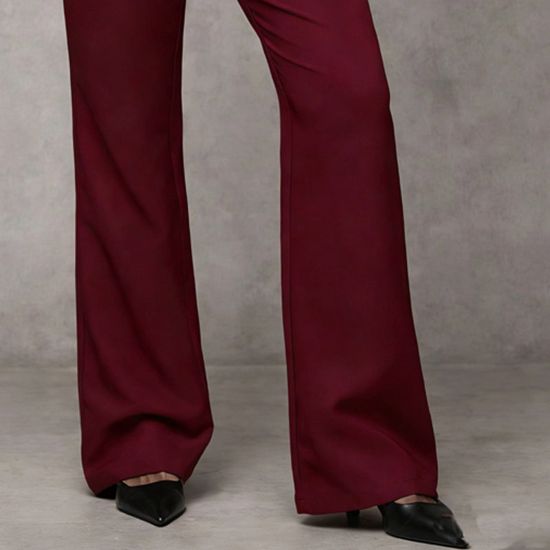 Pantalón de vestir acampanado para mujer – elegante, cómodo y atemporal