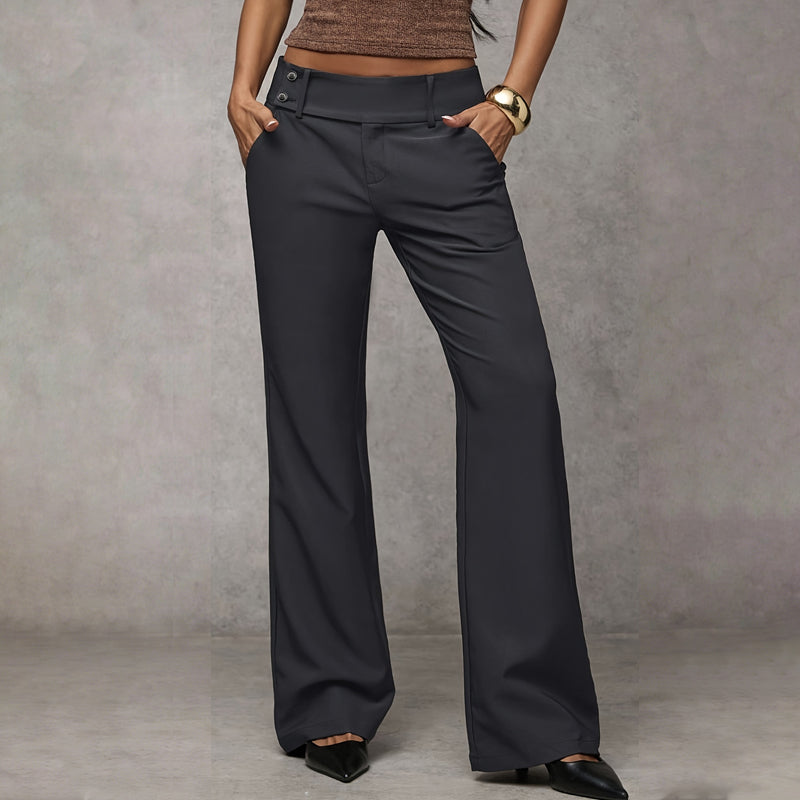 Pantalón de vestir acampanado para mujer – elegante, cómodo y atemporal
