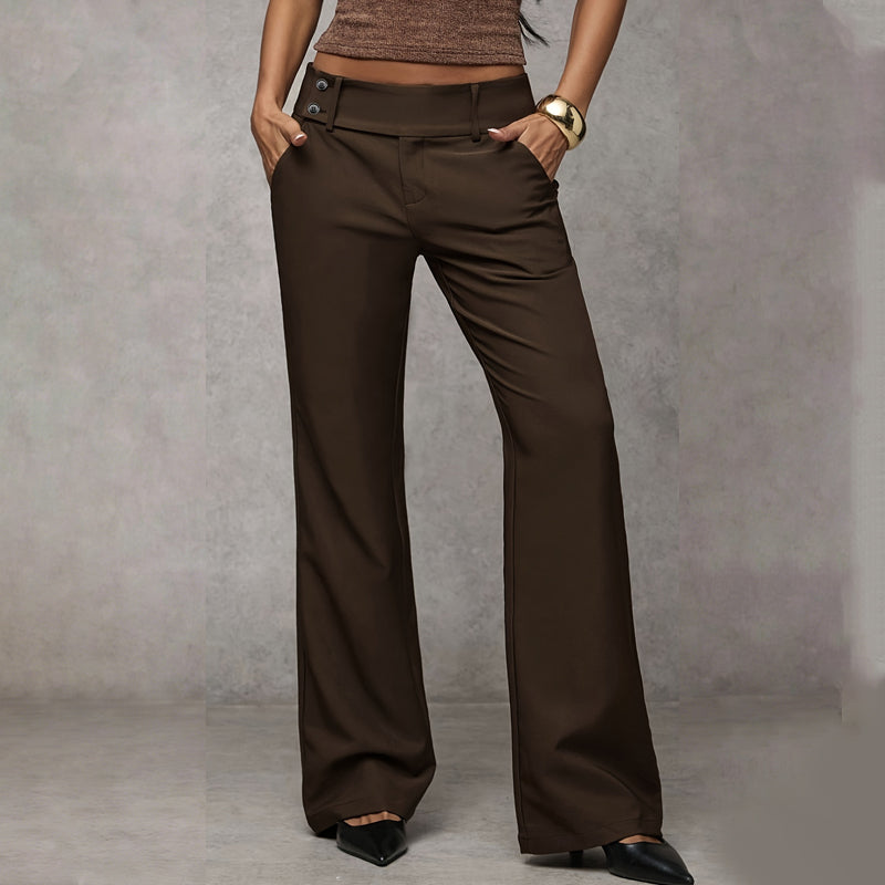 Pantalón de vestir acampanado para mujer – elegante, cómodo y atemporal