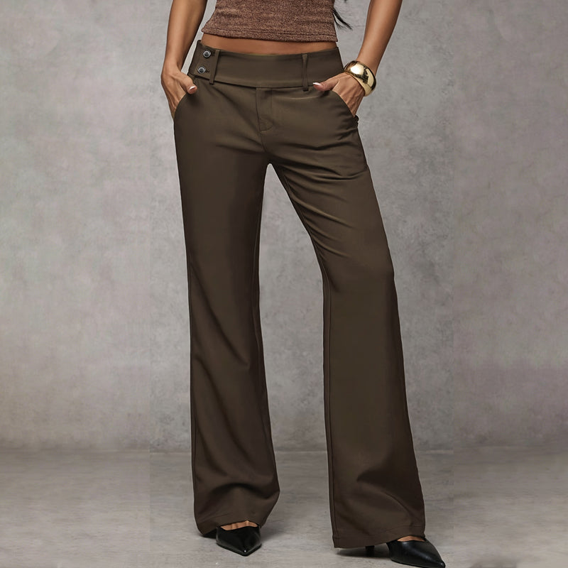 Pantalón de vestir acampanado para mujer – elegante, cómodo y atemporal