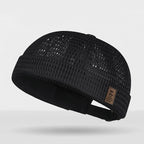 Gorra ligera de malla transpirable, sin visera.