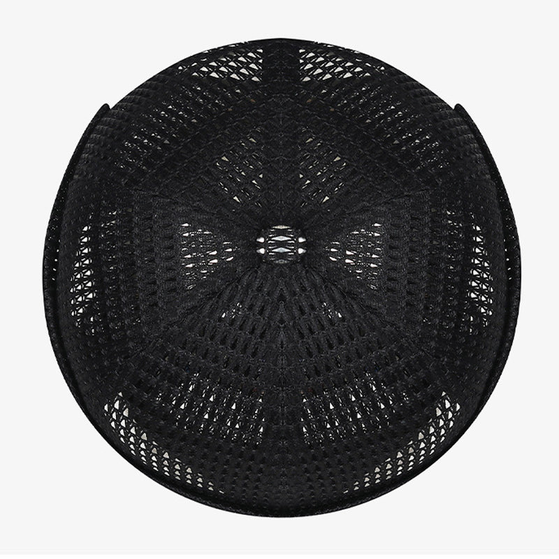 Gorra ligera de malla transpirable, sin visera.