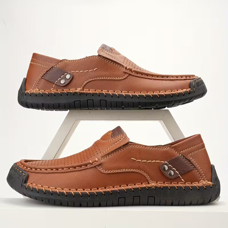 Zapatos clásicos y cómodos de cuero para hombre